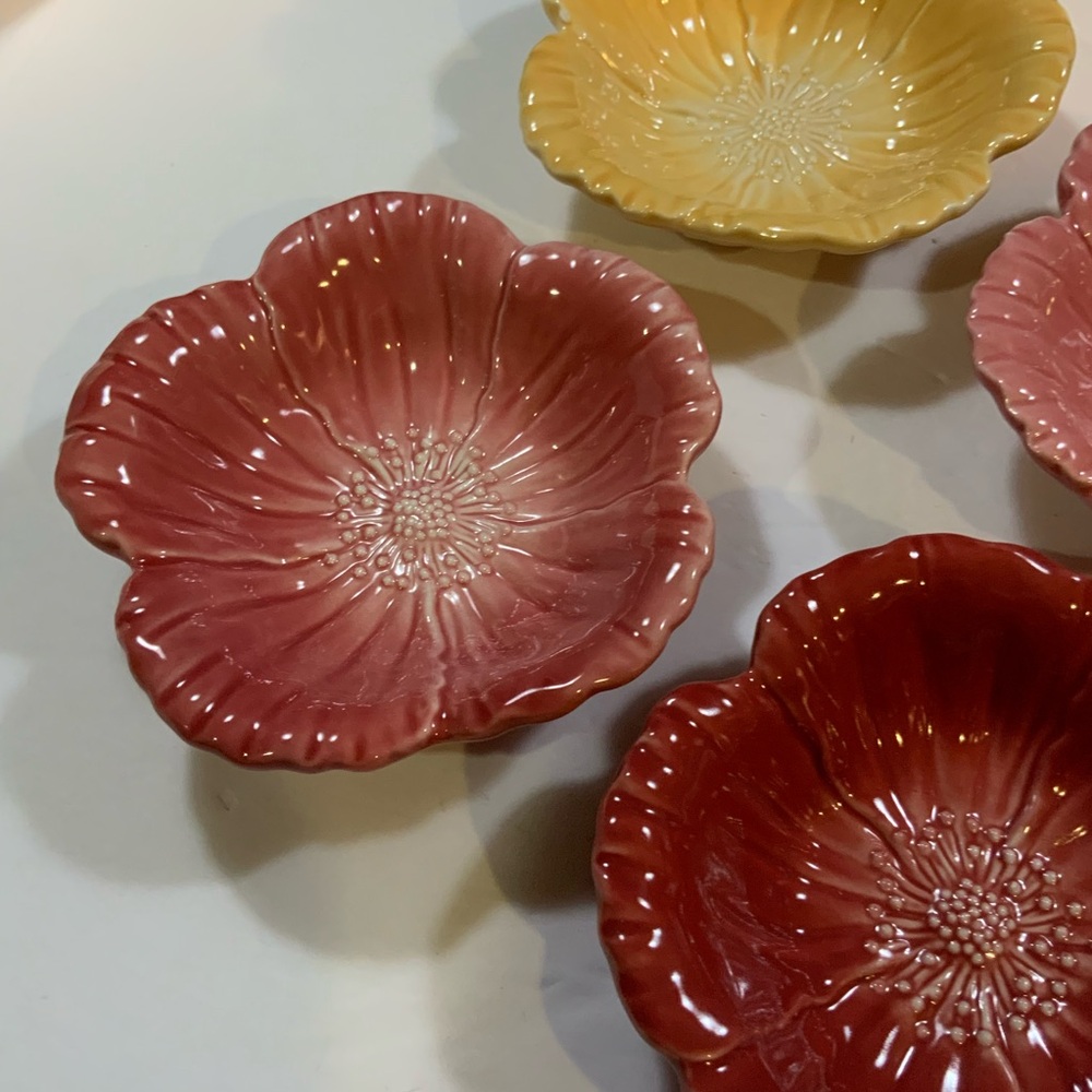 Vintage Royal Albert Country Rose Floral Bowls 4 England NOS #40 - Picture 5 of 7